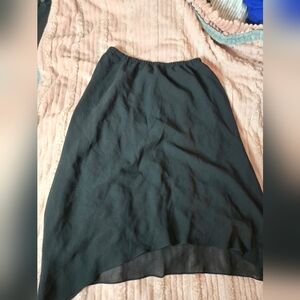 Amanda Smith Black High-Low Skirt